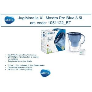 Brita Jug Marella Xl Maxtra Pro Blue3.5L  |  Miscellaneous Kitchenware Kitchenware Miscellaneous Kitchenware