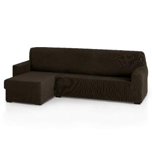 Chaise Longue Short Arm Left Cover Brown  |  Houseware Household Goods Brown