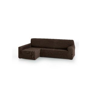 Chaise Lounge Long Arm Left Brown  |  Houseware Household Goods Brown