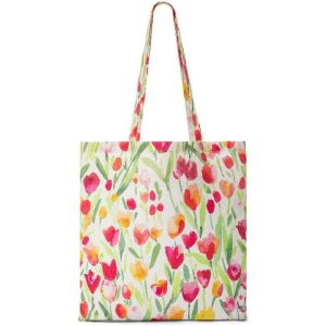 Coincasa Cotton Bag With Tulip Print  |  Houseware Household Goods Houseware