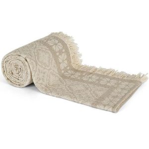 Coincasa Cotton Furnishing Cloth With Jacquard Weave – 7248485  |  Blankets & Throws Blankets & Throws Beige