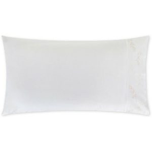 Coincasa Embroidered Pillowcase In Extra Fine Cotton Satin Portofino – 7417396  |  Bins & Liners Bins & Liners Bins & Liners