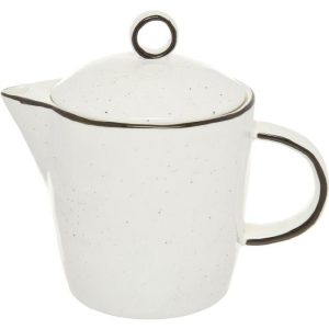 Coincasa Ginevra Porcelain Teapot  |  Tea & Coffee Accessories Kitchenware Tea & Coffee Accessories