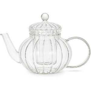 Coincasa Optical Effect Glass Teapot – 7266273  |  Tea & Coffee Accessories Kitchenware Clear