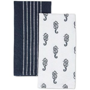 Coincasa Seahorse Tea Towel Set  |  Kitchen Linen Kitchen Linen Kitchen Linen