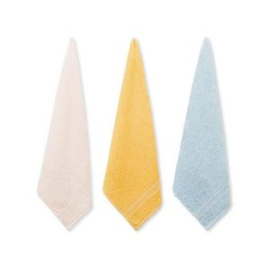 Coincasa Set Of 3 Solid Color Cotton Sponge Tea Towels – 7395407  |  Kitchen Linen Kitchenware Kitchen Linen