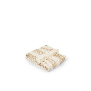 Coincasa Stonewashed Cotton Gauze Plaid  |  Blankets & Throws Blankets & Throws Beige