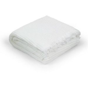 Coincasa Throw In Pure Washed Cotton White  |  Blankets & Throws Blankets & Throws Blankets & Throws