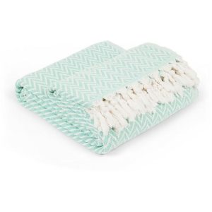 Coincasa Throw In Recycled Cotton, Yarn Dyed – 7411370  |  Blankets & Throws Blankets & Throws Blankets & Throws