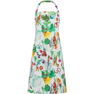 Coincasa Vegetable Print Cotton Panama Kitchen Apron – 7409126  |  Kitchen Linen Kitchen Linen Kitchen Linen