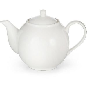 Coincasa White Porcelain Teapot  |  Tea & Coffee Accessories Kitchenware Tea & Coffee Accessories