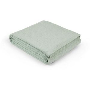 Coincasa Yarn-Dyed Cotton Bedspread Green – 7407769  |  Bins & Liners Bins & Liners Bins & Liners