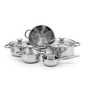 Cookware Set – Fascinosa – 8 Piece Set – Stainless Steel  |  Pots, Lids & Pans Kitchenware Pots, Lids & Pans