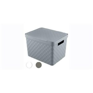 Diamond Storage Box 51L 3 Assorted Colours  |  Laundry & Ironing Accessories Household Goods Laundry & Ironing Accessories