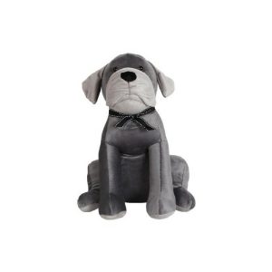 Dog Door Stop Grey 21Cm X 33Cm  |  Houseware Household Goods Grey