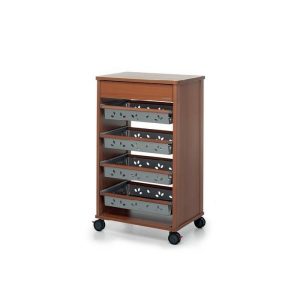 Domestik Kitchen Trolley Walnut 36Cm X 52Cm X 86Cm  |  Racks, Holders & Trollies Kitchenware Natural