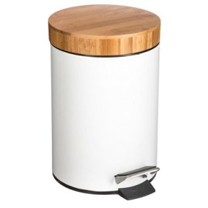 Dustbin 3L Natureo White  |  Bins & Liners Bins & Liners Bins & Liners