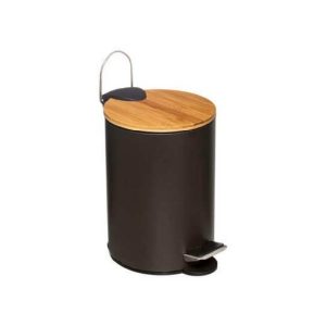 Five Simply Smart Dustbin 3L Charcoal Modern  |  Bins & Liners Bins & Liners Bins & Liners