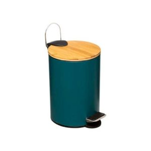 Five Simply Smart Dustbin 3L Petrole Modern  |  Bins & Liners Bins & Liners Bins & Liners