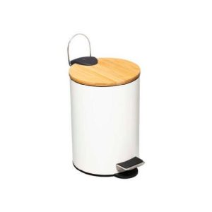 Five Simply Smart Dustbin 3L White Modern  |  Bins & Liners Bins & Liners Bins & Liners