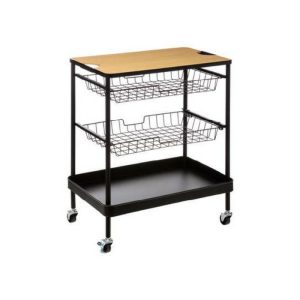 Five Simply Smart Metal Trolley +Board+2Bskt  |  Racks, Holders & Trollies Kitchenware Racks, Holders & Trollies