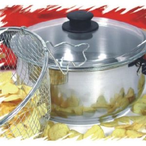 Fryer 24Cm + Glass Lid 1M Bak  |  Pots, Lids & Pans Kitchenware Pots, Lids & Pans