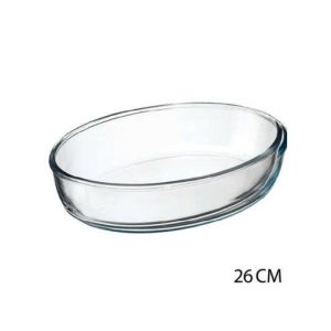 Glass Oval Dish 26Cm X 18Cm  |  Dishes & Casseroles Dishes & Casseroles Clear