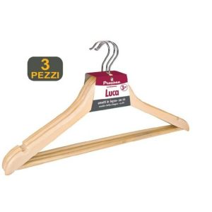 Hanger X 3 Wood Luca 44Cm  |  Clothes Hangers Clothes Hangers Clothes Hangers