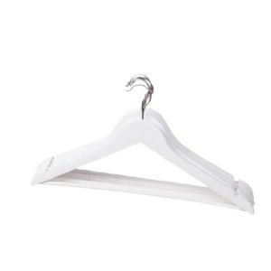 Hanger X 6 Wood White  |  Clothes Hangers Clothes Hangers Clothes Hangers