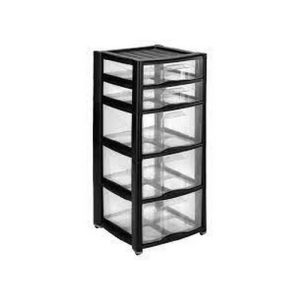 Heidrun Shoe Organizer 5 Drawers 40Cm X 38Cm X 78Cm  |  Storage Baskets & Boxes Household Goods Black