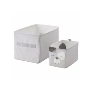 Ikea Dromslott Set Of 2 Boxes  |  Storage Baskets & Boxes Household Goods Grey