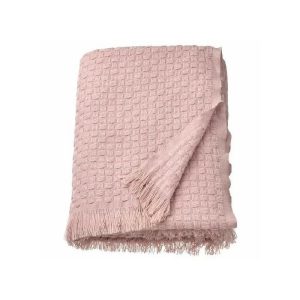 Ikea Hornmal Plaid Light Pink 130X170cm  |  Blankets & Throws Blankets & Throws Blankets & Throws