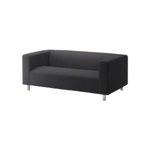 Ikea Klippan Cover For Two-Seat Sofa Kabusa Dark Gray  |  Houseware Household Goods Grey