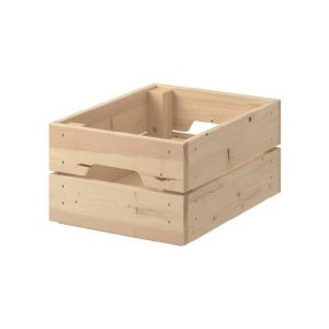 Ikea Knagglig Box Pine 23X31x15cm  |  Storage Baskets & Boxes Household Goods Natural