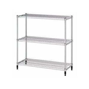 Ikea Omar Shelf, Galvanized 92X36x94 Cm  |  Houseware Household Goods Grey