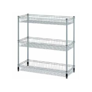 Ikea Omar Shelving Unit With 3 Baskets 92X36x94 Cm  |  Houseware Household Goods Houseware