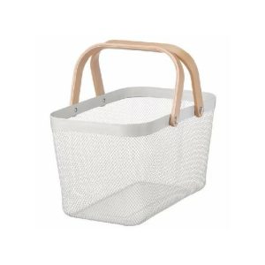 Ikea Risatorp Basket White 27X42x23cm  |  Storage Baskets & Boxes Household Goods Storage Baskets & Boxes