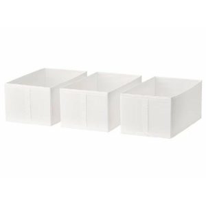 Ikea Skubb Box, White, 31X55x33 Cm  |  Storage Baskets & Boxes Household Goods Storage Baskets & Boxes