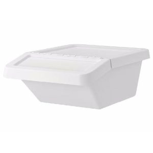 Ikea Sortera Waste Sort Bin With Lid 37 L White  |  Bins & Liners Bins & Liners Bins & Liners