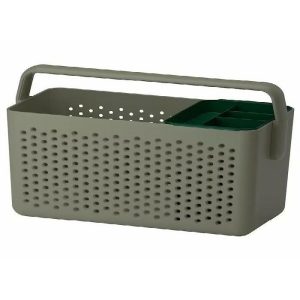 Ikea Uppramen Storage Basket 35X17x25 Grey-Green  |  Storage Baskets & Boxes Household Goods Green