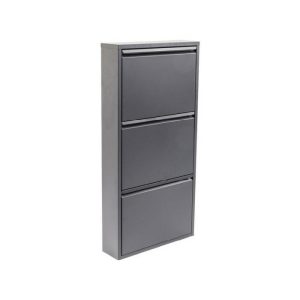 Kare Shoe Container Caruso 3 Anthracite  |  Shoe Racks & Cabinets Household Goods Grey