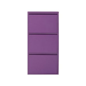 Kare Shoe Container Caruso 3 Purple  |  Shoe Racks & Cabinets Household Goods Shoe Racks & Cabinets