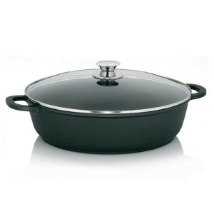 Kela Kerros Serving Pan 7L  |  Pots, Lids & Pans Kitchenware Black