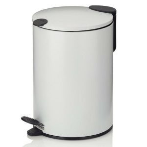 Kela Pedal Bin White 3L – K23613  |  Bins & Liners Bins & Liners Bins & Liners