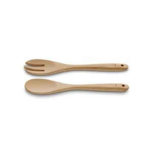 Kela Salad Servers Calla  |  Utensils Kitchenware Brown