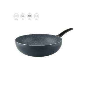 Keten Muhler Aluminium Wok Pan 30Cm  |  Pots, Lids & Pans Kitchenware Grey