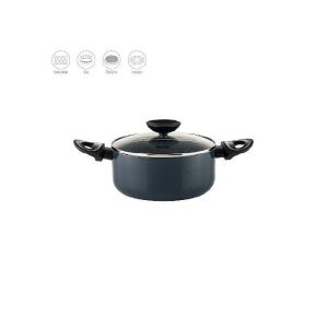 Keten Muhler Nia Aluminium Casserole Pot With Lid 2.5L 20Cm  |  Pots, Lids & Pans Kitchenware Grey