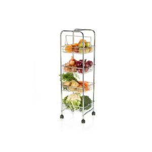 Kitchen Craft 4 Tier Trolley 87X26x25  |  Racks, Holders & Trollies Kitchenware Racks, Holders & Trollies