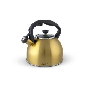 Lamart Gas Kettle 2.5Lt Gold Stainless Steel  |  Tea & Coffee Accessories Kitchenware Gold