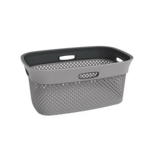 Laundry Basket Grey  |  Laundry & Ironing Accessories Household Goods Grey